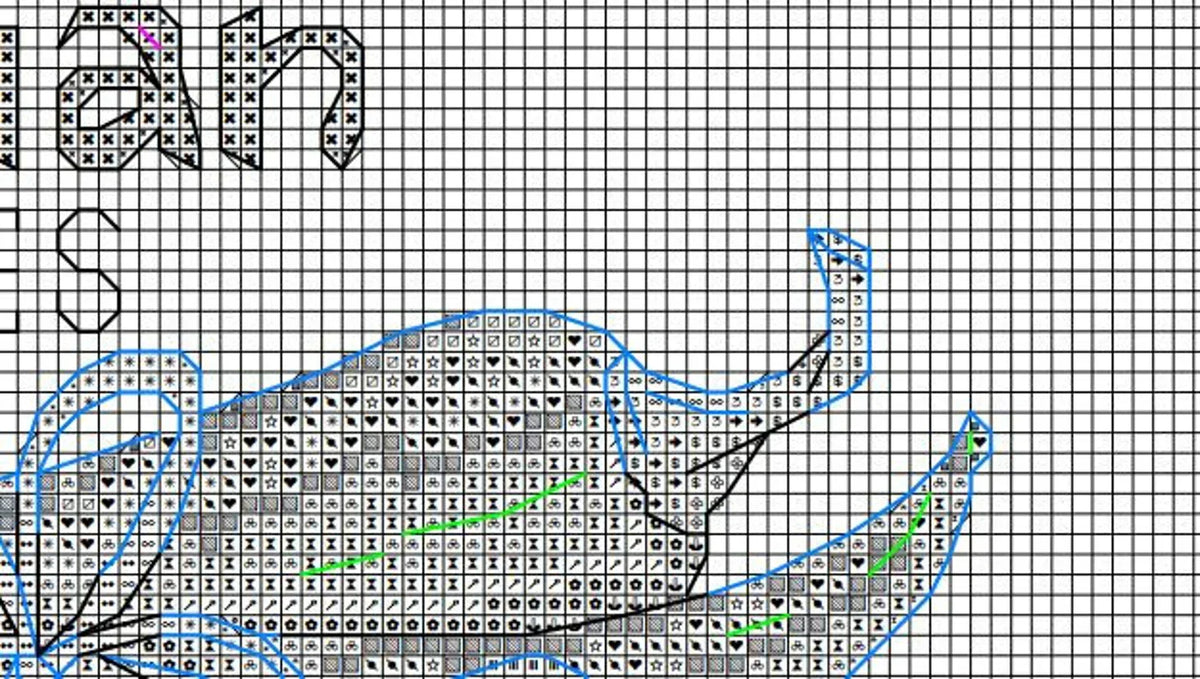 Cross-stitch scheme Spices of India Embroidery pattern PDF