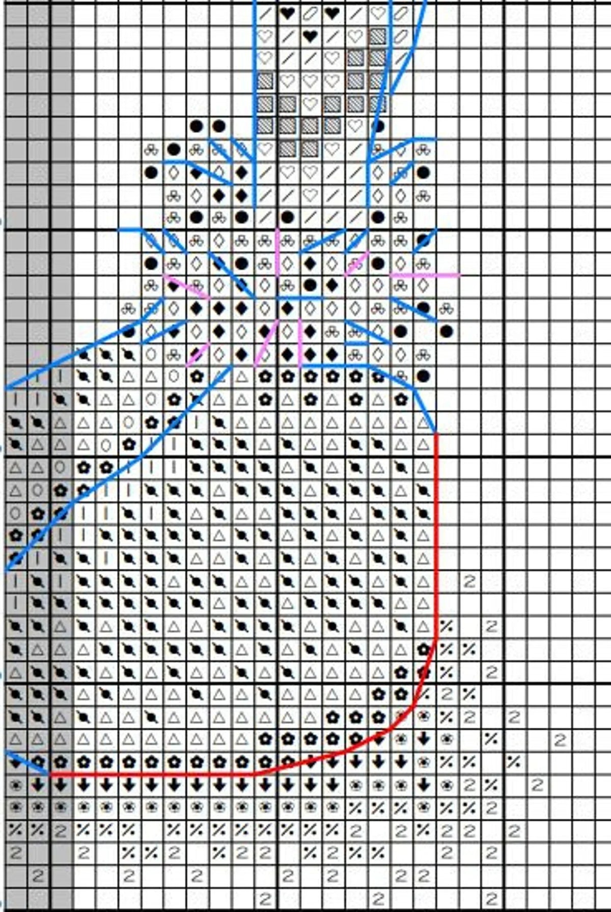 Scheme of cross-stitch "Merry Christmas"
