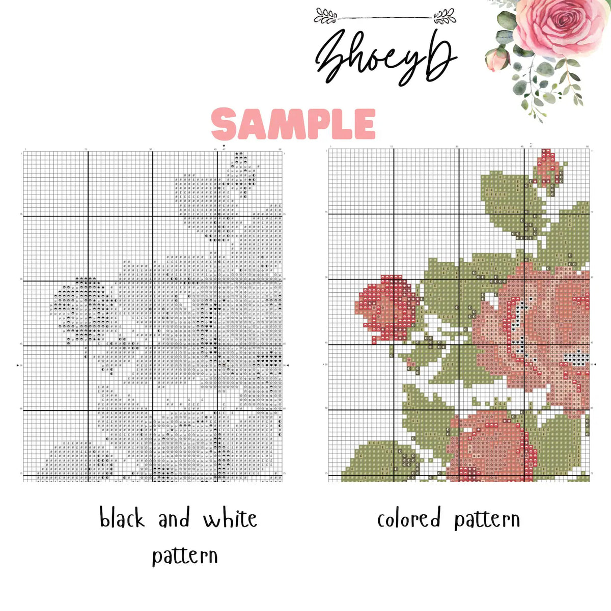 William Morris Inspired Strawberry Thief Cross Stitch Pattern | Digital PDF File for DIY Crafting