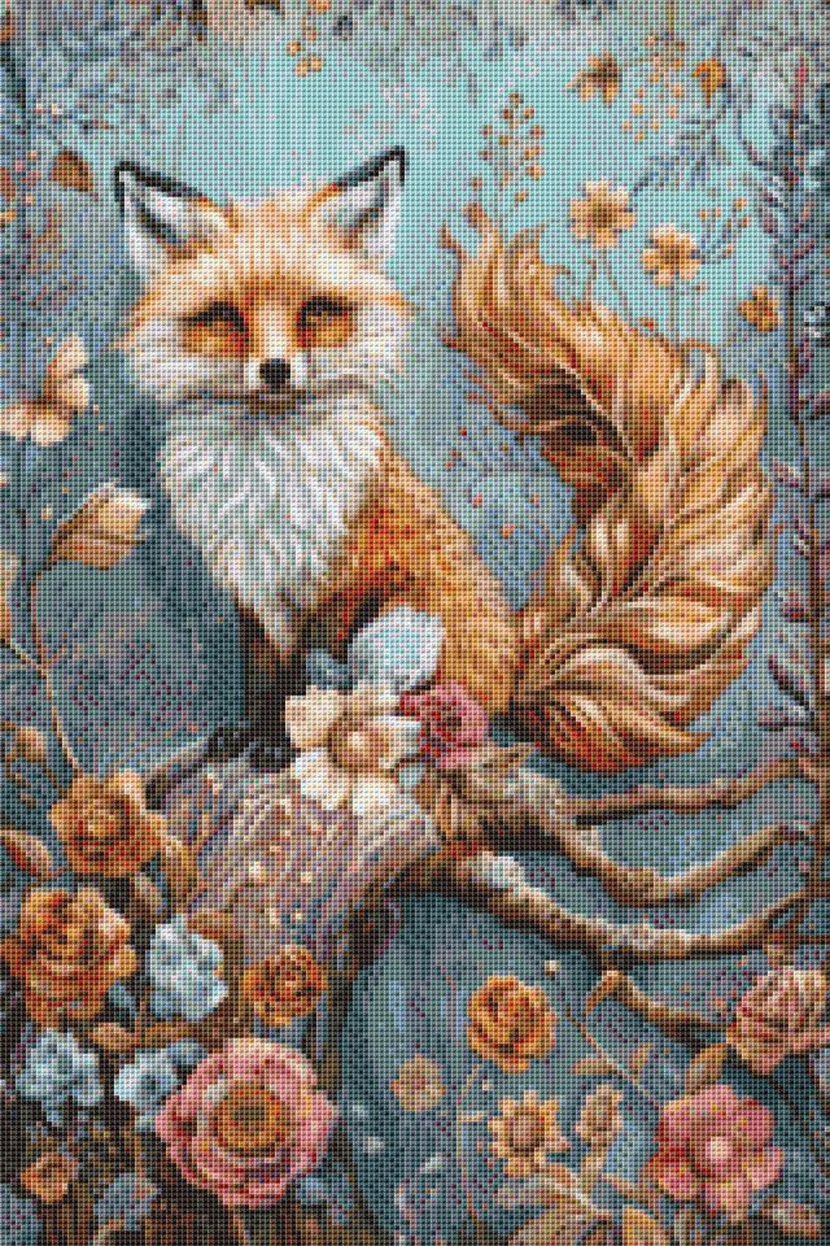 Mystical Fox Cross Stitch Pattern - PDF Download
