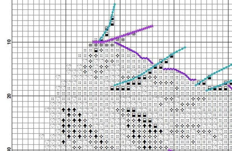Winter Cardinals Cross Stitch Pattern | Nature-Inspired Counted Chart | Winter Landscape with Animals | Modern Needlepoint Design | Instant PDF Download
