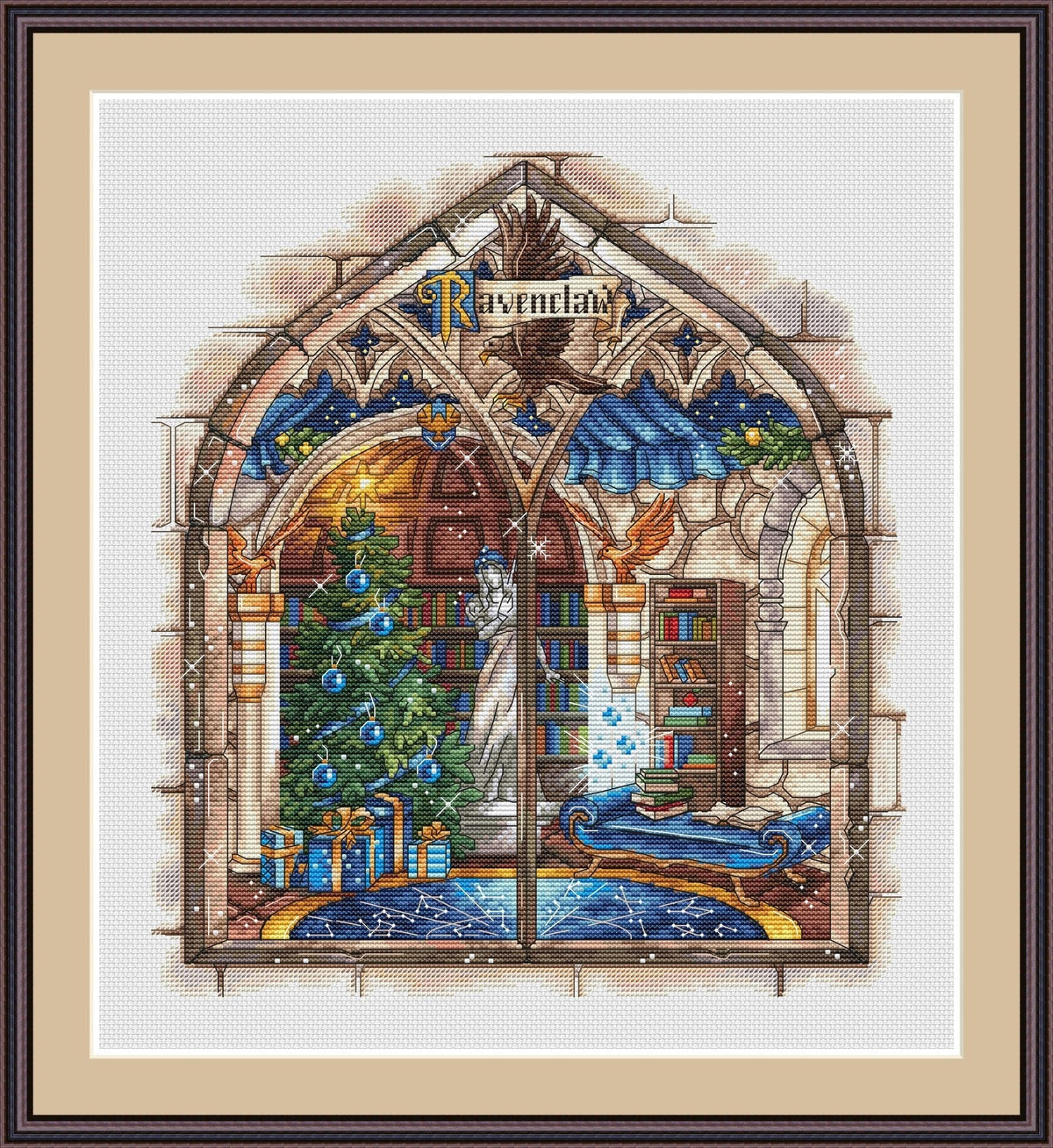 Christmas Interior 2 Cross Stitch Pattern