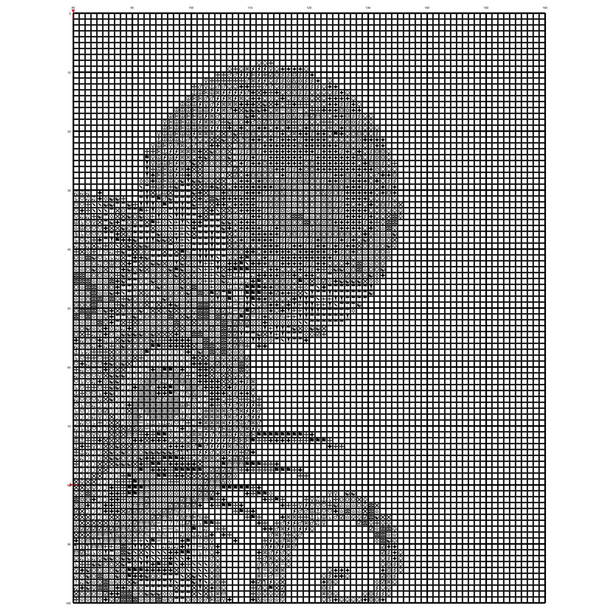 Colorful Mouse Cross Stitch Pattern | Floral Folk Art Embroidery
