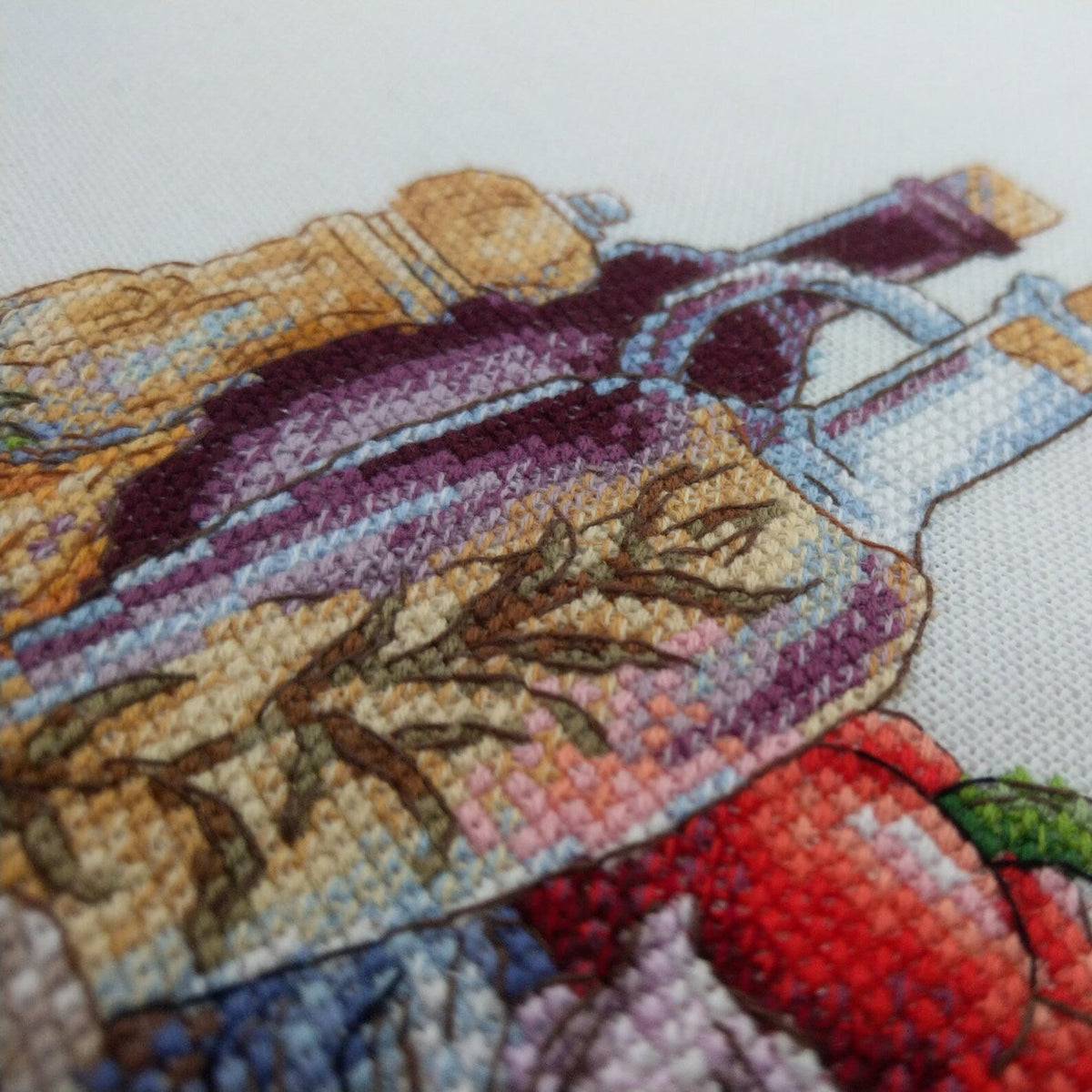 Cross Stitch Pattern "Italian Cuisine. Pizza" DMC Cross Stitch Chart Needlepoint Pattern Embroidery Chart Printable PDF Instant Download