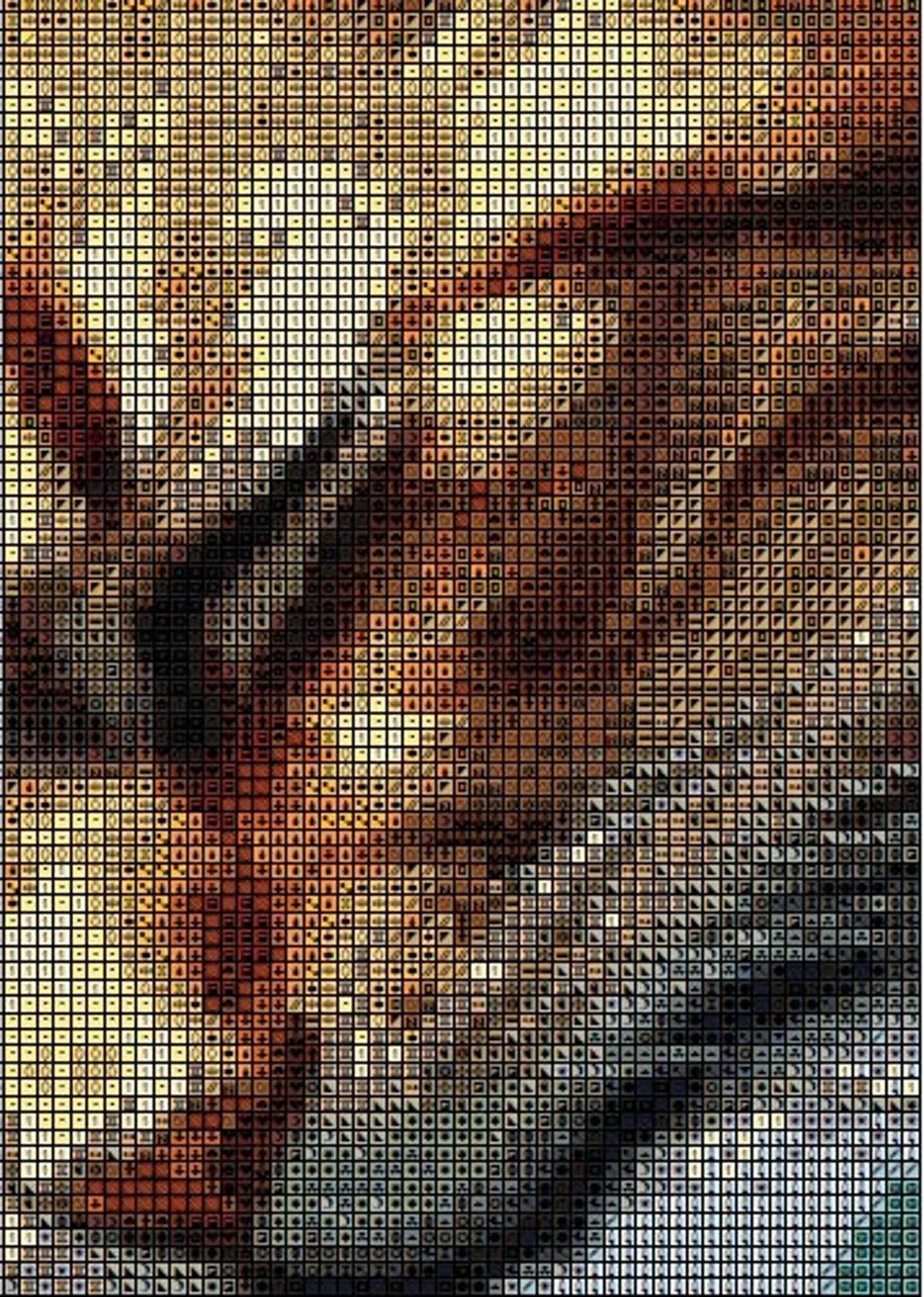 Cross Stitch Pattern PDF, The Sleeping Cat, needlepoint chart, easy cross stitch, animal, large pattern