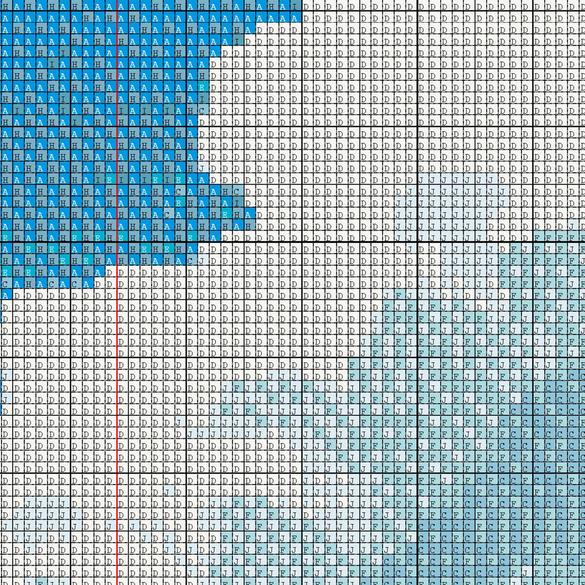 A Day at the Beach Cross Stitch Pattern | Ocean Landscape Cross Stitch Chart Download | Nature Cross Stitch | Summer Cross Stitch PDF