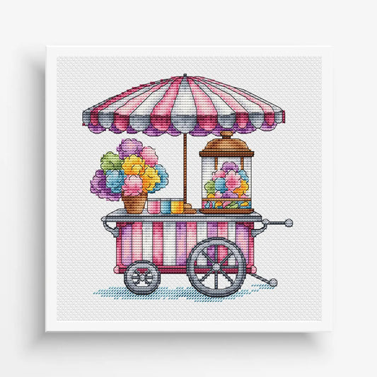 Candy Cross Stitch Patterns PDF, Kitchen Interior Decor embroidery, Sweet Counted Cross Stitch Digital File Instant Download,Cute Room Decor