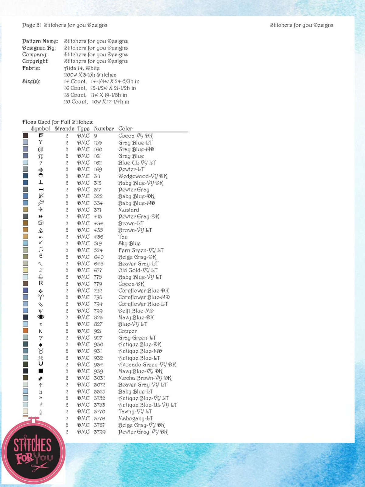 Haunted Haven- Counted Cross Stitch Patterns - Printable Chart PDF Format Needlework Embroidery Crafts DIY DMC color