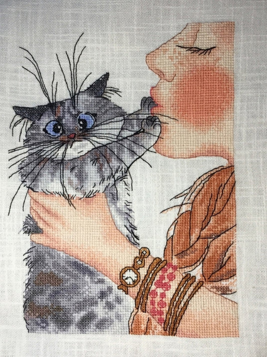 Touch-me-not Cross Stitch Pattern PDF Instant Download